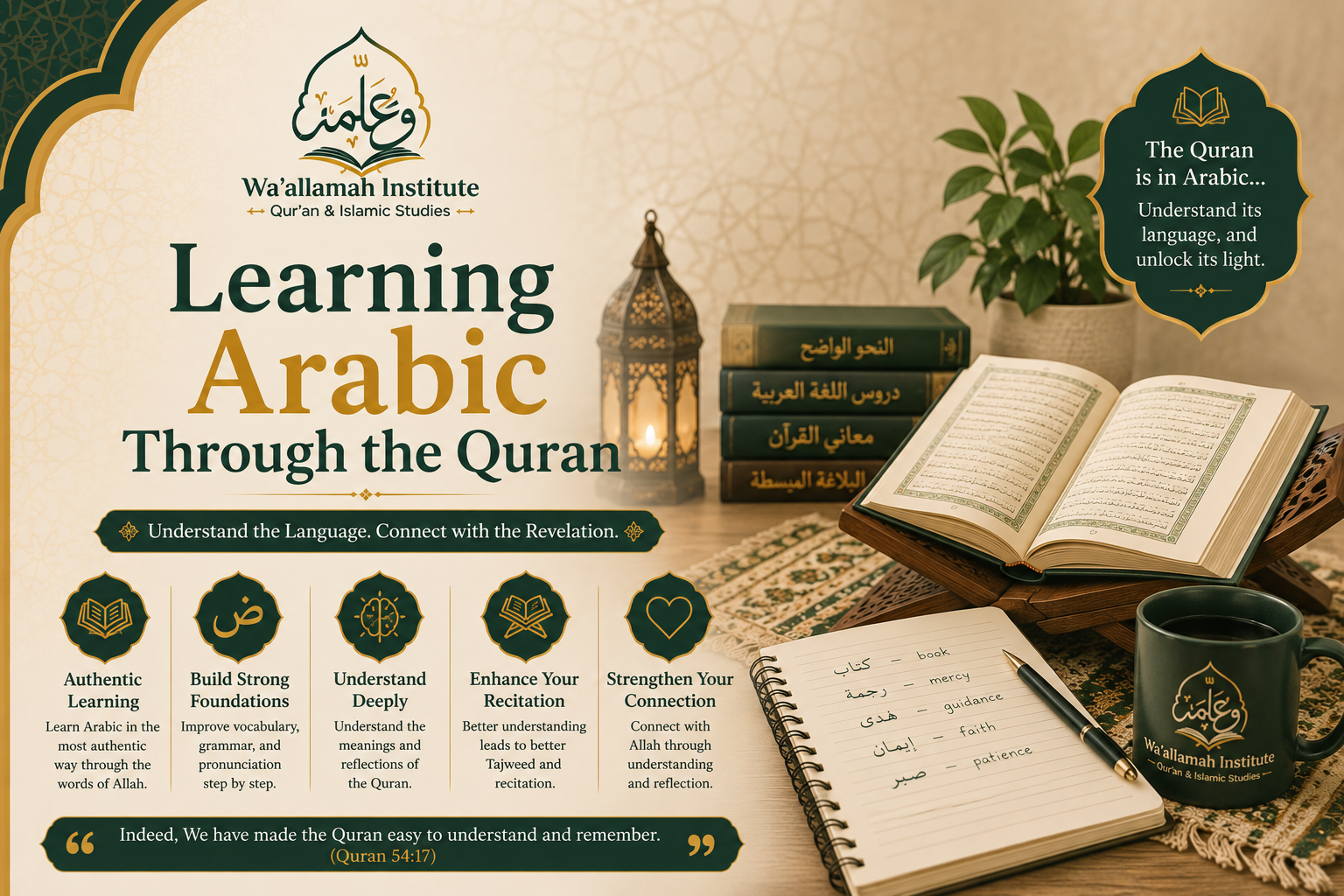 Learning Arabic Through the Quran: Why Arabic and Quran Study Go Together