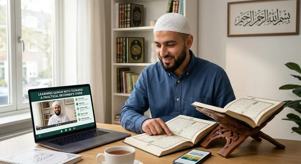 Learning of Quran With Tajweed: A Practical Guide for Beginners